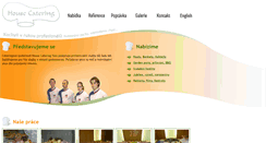 Desktop Screenshot of housecatering.cz